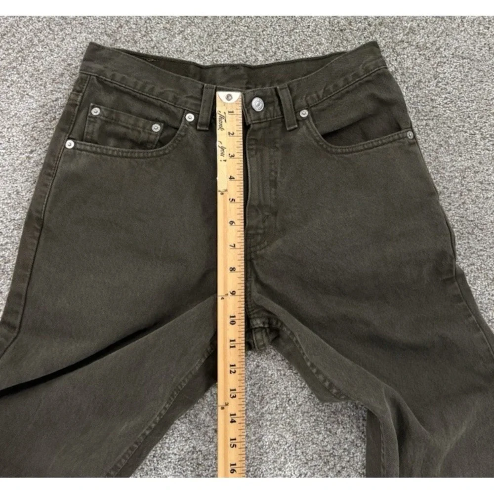 Vintage '02 Levi's 550 Jeans Men's 29x32 Green Cotton Denim‎ Relaxed Fit USA Y2K